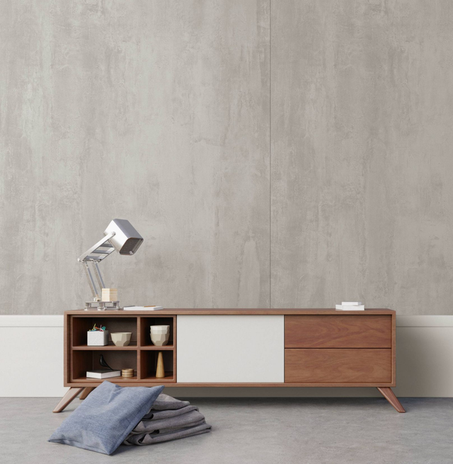 Wandpaneele wasserfest Brooklyn Gray 123x280 Taupe