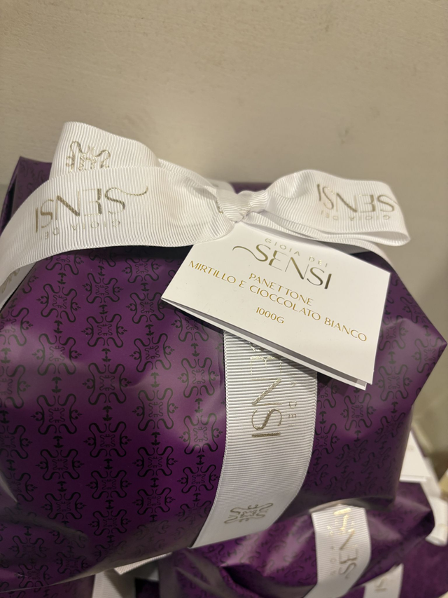 Panettone myrtille- chocolat blanc 1 kg