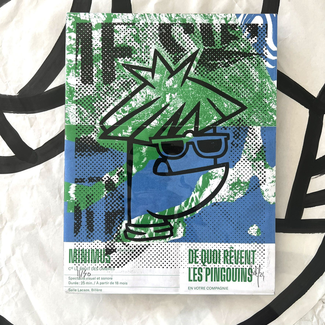 Xylo ANDY De quoi rêvent les pingouins 18x24 cm sans cadre