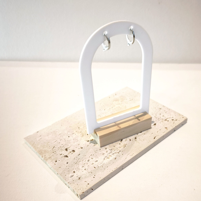 Boucles d’oreilles Acier inox hypoallergénique – Personnalisables avec charm’s