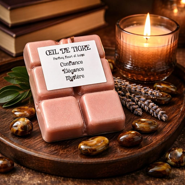 "Oeil de tigre" - Fondant pour brûleur - Cire de soja