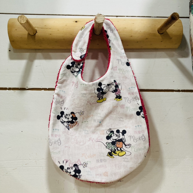 Bavoir minnie &amp; mickey 