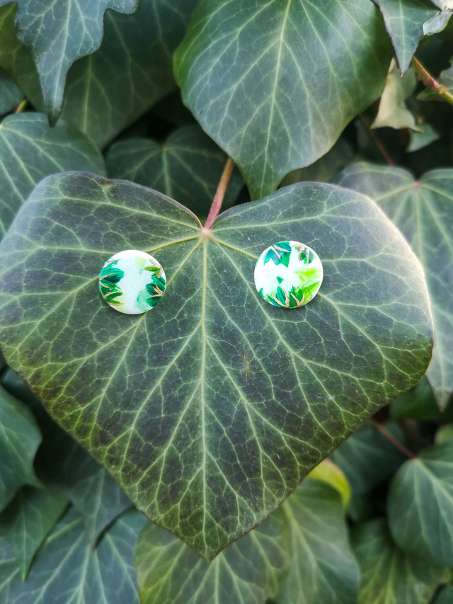 Collection Les Aquarelles Prairie - Boucles d&#039;oreilles Florine 
