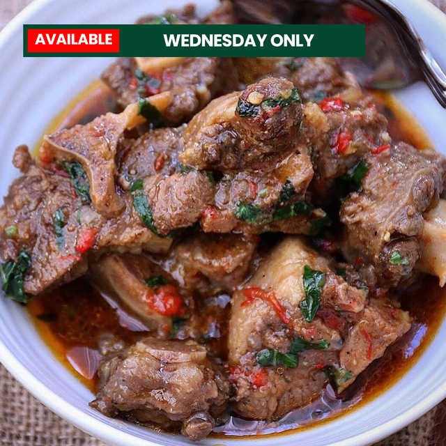 31. Ox-tail peppersoup - Available Wednesday only