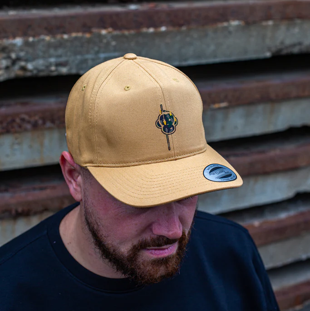 MINIMAL DUCKHUNT LOGO BASEBALL CAP I SAND