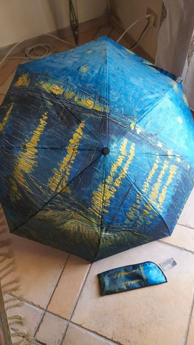 Ombrello Notte stellata sul Rodano di Vincent Van Gogh