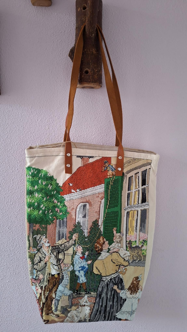 Draagtas borduursel (b)