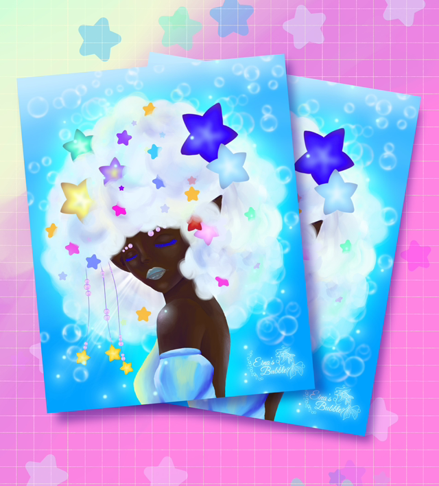 Illustration « Afro fantaisie » 