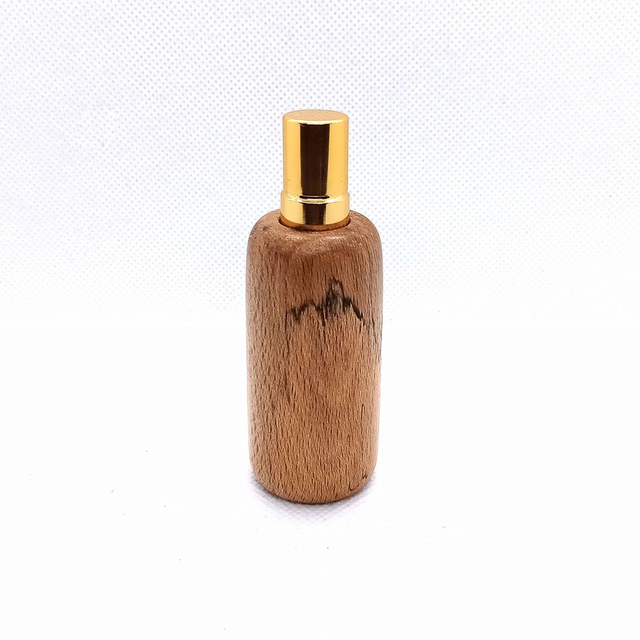 Atomiseur en Hêtre échauffé monture or