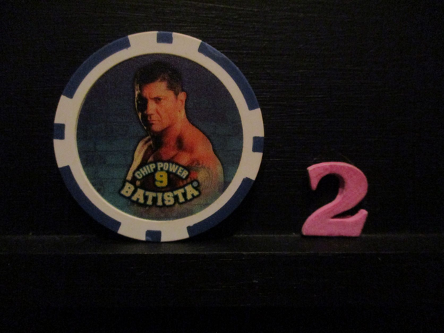 Batista - Chip Power 9 Original Wrestling Chipz (2)