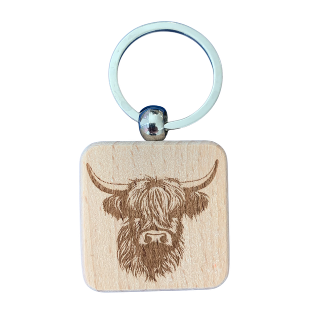 Highland Cow Keyring