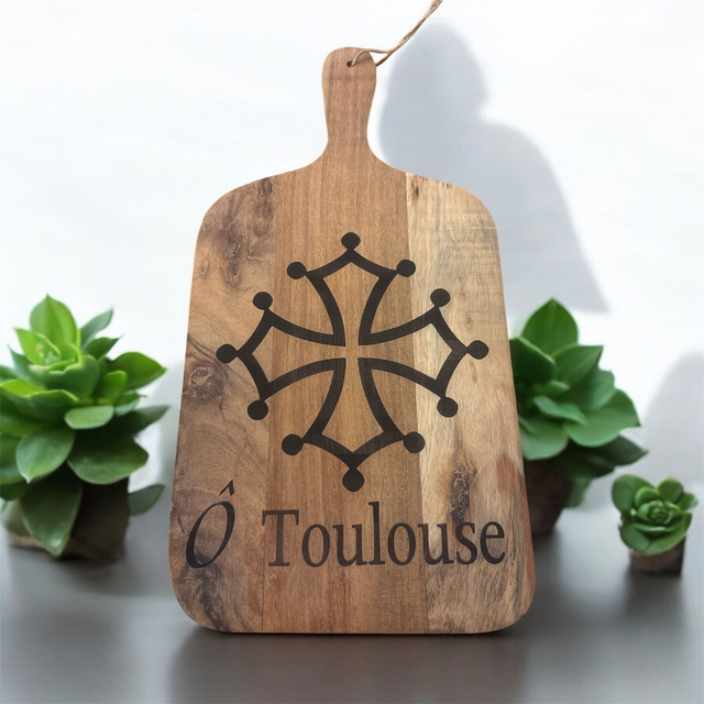 Planche a découper en bois d’acacia 28x14 cm