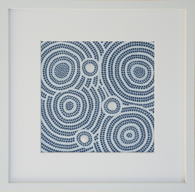 Peinture "Petite opposition no. 2" - 20 x 20 cm