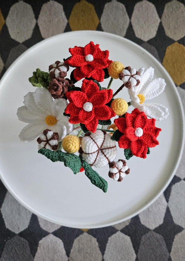 Bouquet de Noël (16 fleurs)