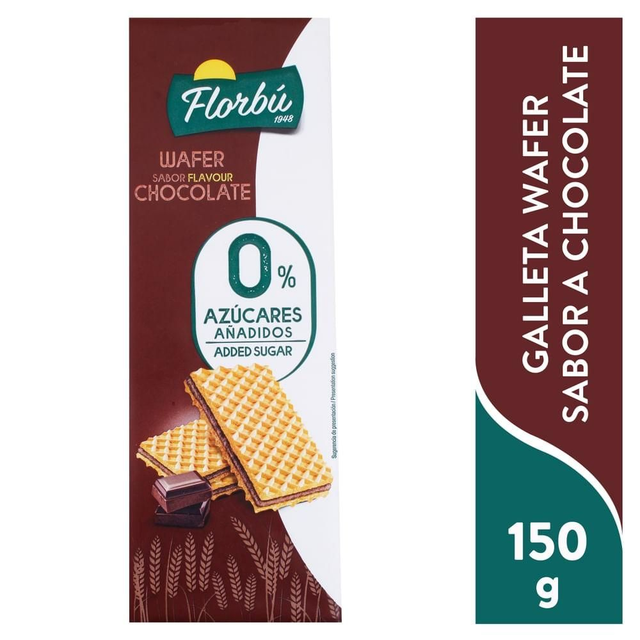Florbu Wafers Chocolate 0 Sugar 240g