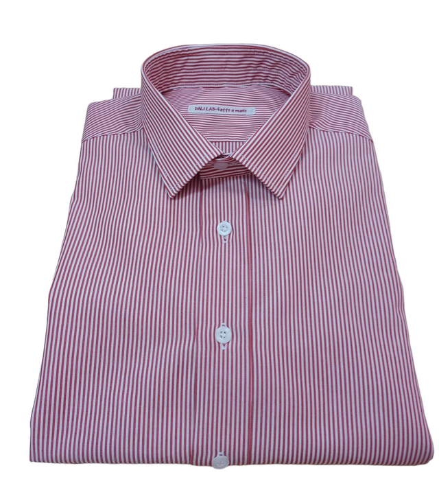 Camicia a righe rosse