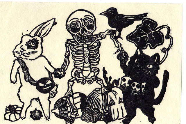 "Joyeux squelette" A5