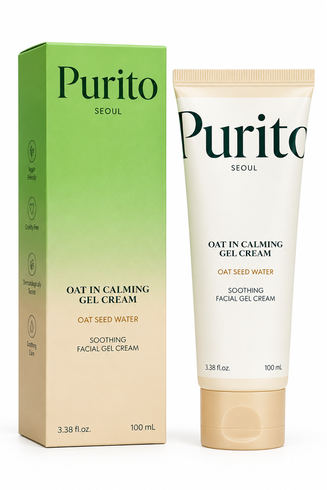 PURITO Seoul Oat-in Calming Gel Cream – 100 ml | Beruhigende Gesichtscreme