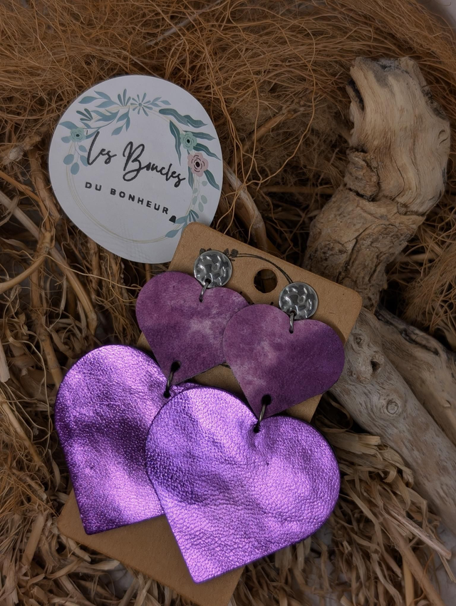 Boucles d&#039;oreilles Marie Laure ml031 violet 