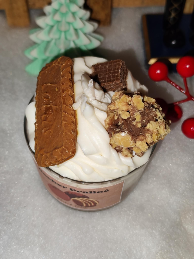 Bougie gourmande Rocher Praliné 200 grammes