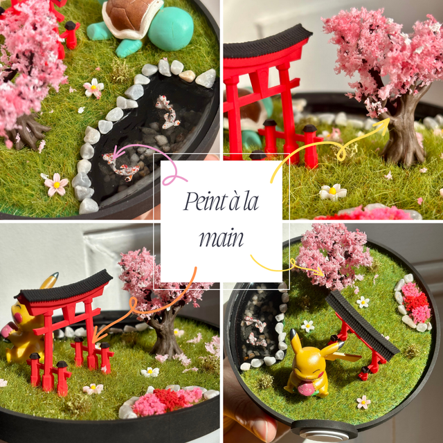 🌸 Terrarium Pokémon - Édition Japon - Poussacha