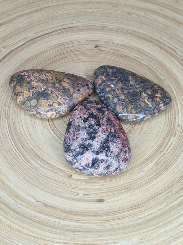 Jaspe léopard - Galet