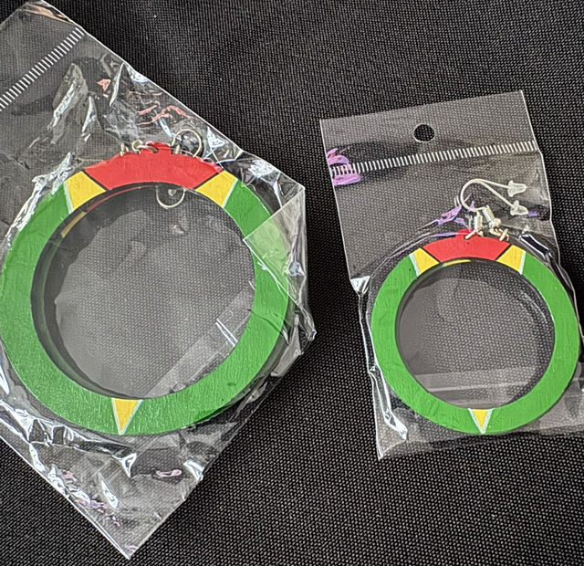 Guyana Painted Earrings 