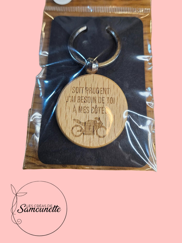 Porte clefs soit prudent 