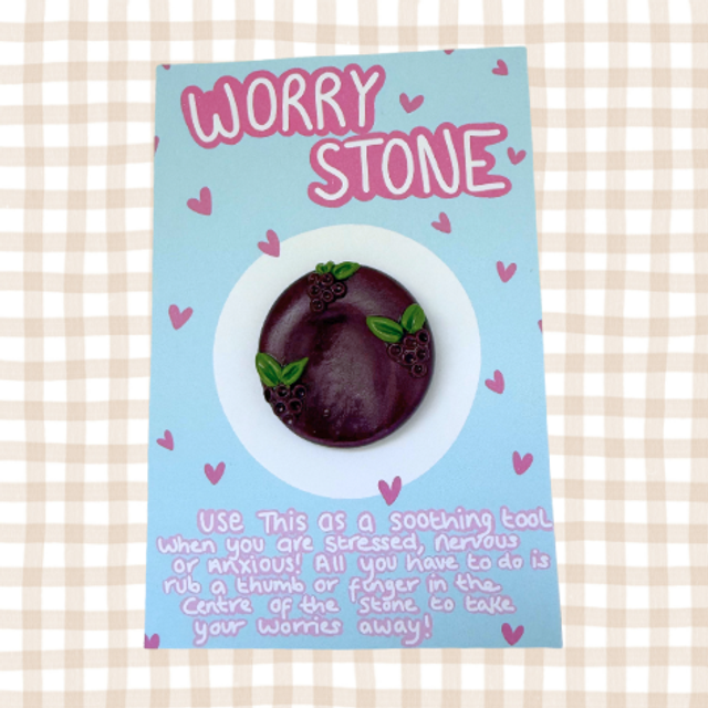 Grape Worry Stone
