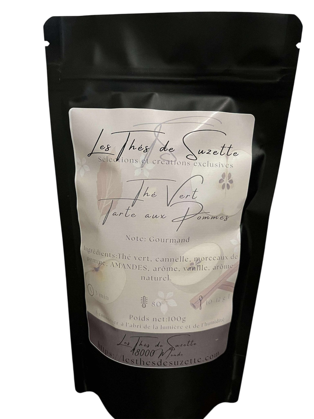 Thé Vert Tarte aux Pommes - Cannelle, pomme, amande, vanille