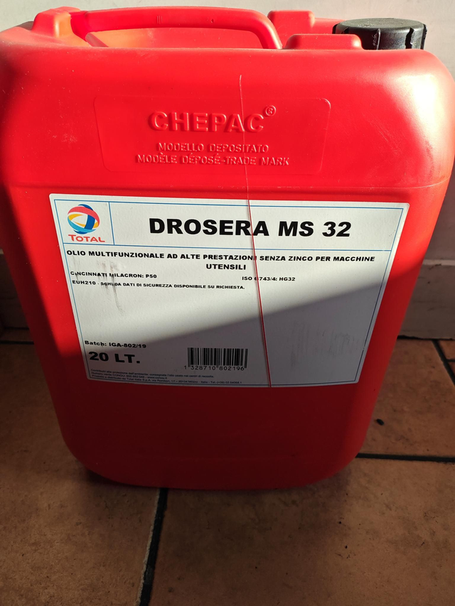 Latta olio drosera ms32 guide slitte LT 20