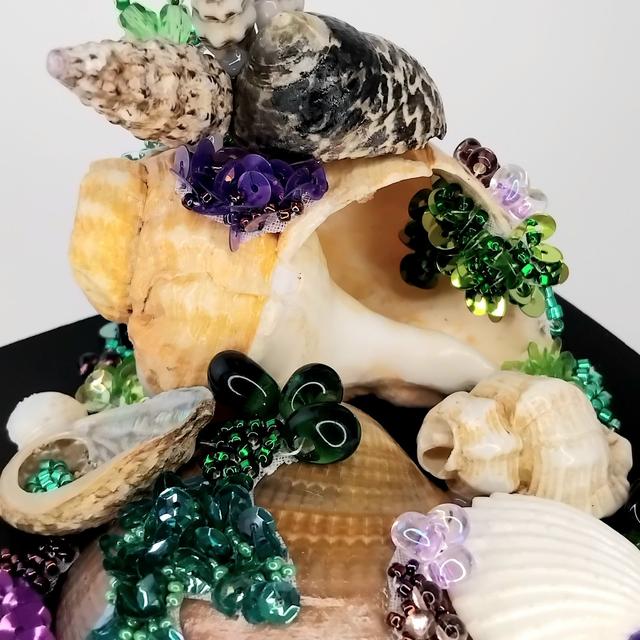 Sirènea Vert émeraude et Améthyste