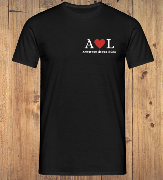 T-Shirt Mixte pour couple 