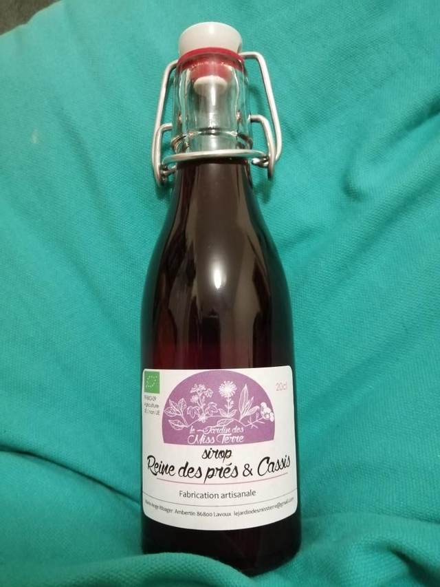 *Sirop reine des prés et cassis