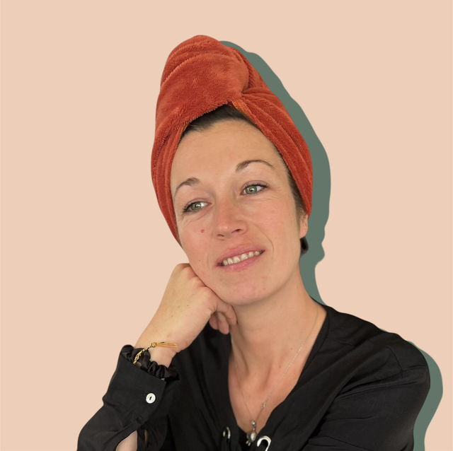 Serviette à cheveux éponge Oeko-Tex standard 100