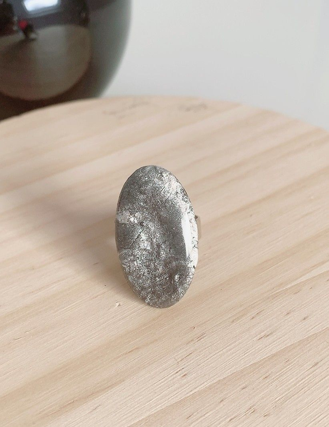 Bague "Lune d'argent "