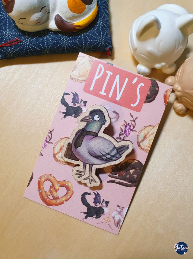 Pin&#039;s pigeon de la Défense