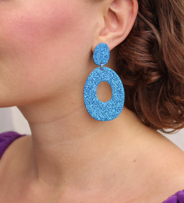 Iris • bleu pailleté