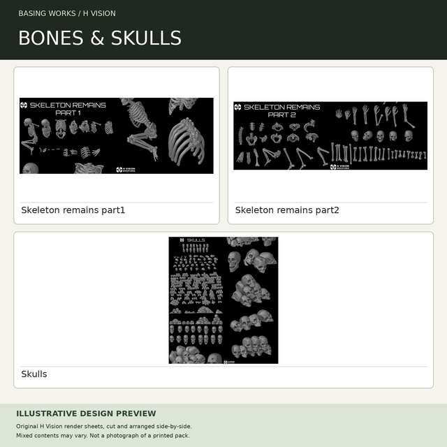 H Vision - Bones &amp; Skulls