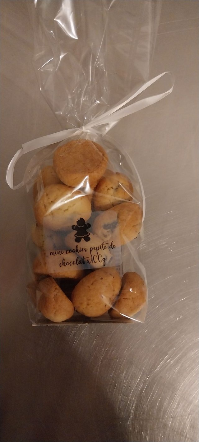 Mini Cookies aux pépites de chocolat 100gr