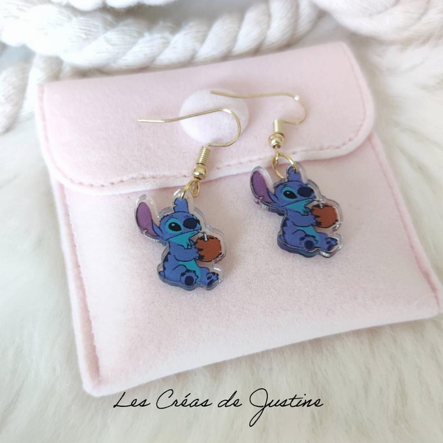 Boucles d&#039;oreilles Stitch 