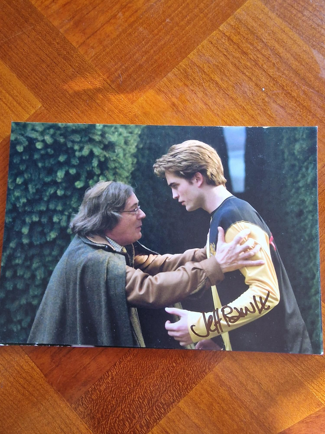 Autographe Jeff Rawle (Amos Diggory) deuxième modèle 