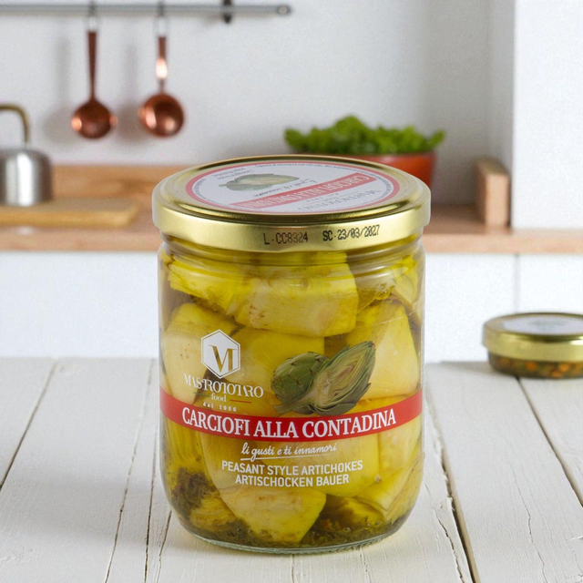 Carciofi alla contadina - 400gr - Mastrototaro Food