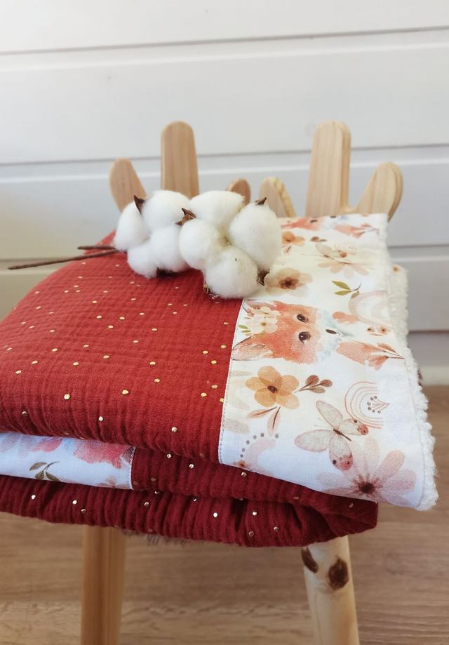 Plaid Moka Terracotta