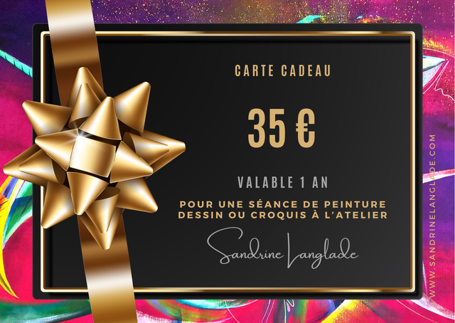 Carte cadeau pour un atelier ADULTES