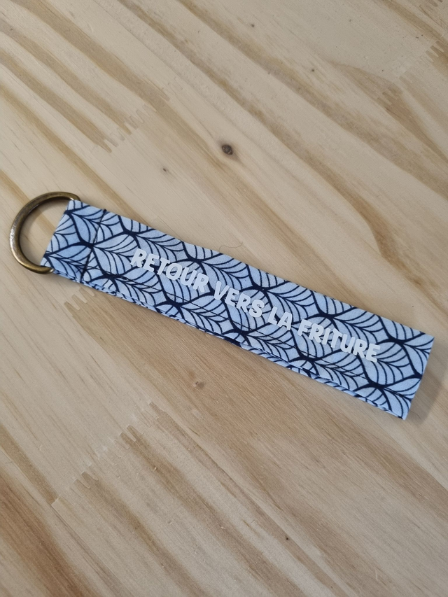 Porte-clé &quot;retour vers la friture&quot;