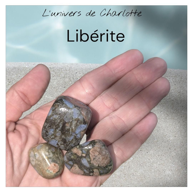 Pierre roulée "Libérite bleue"