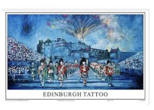 Household - Teatowel- Edinburgh Tattoo