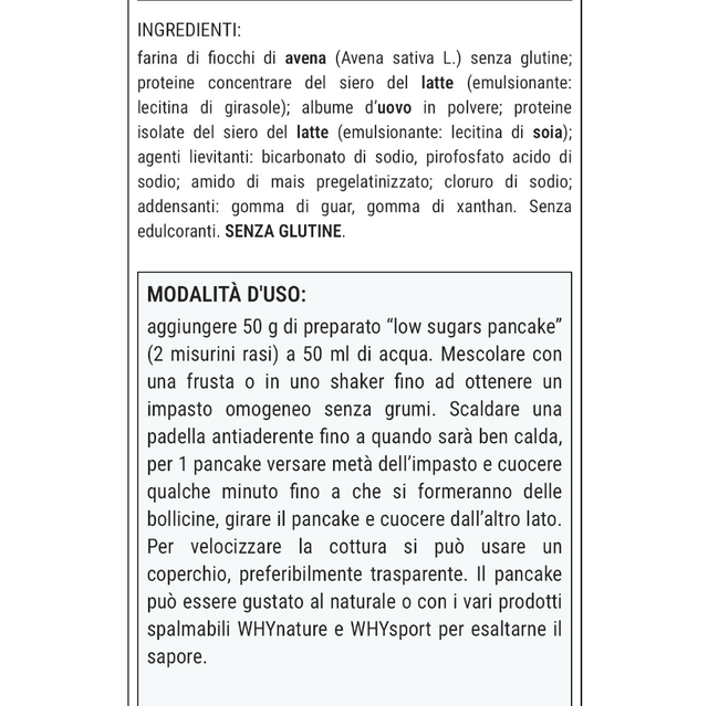 PANCAKE SENZA GLUTINE 800 g