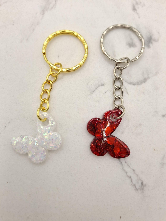 Butterfly key rings